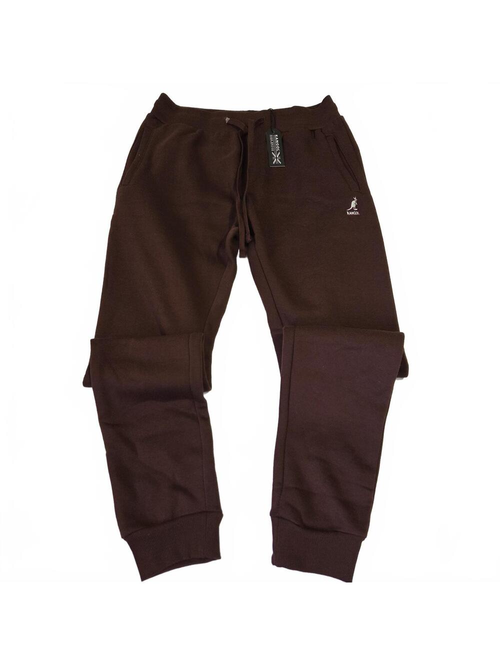 Kangol Pants M Sweatpants logo rigth side Kangaroo white